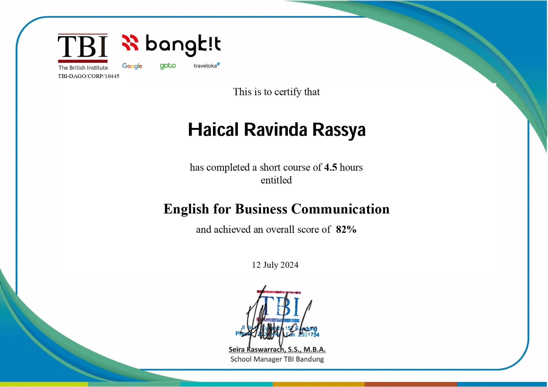 English For Business Communication